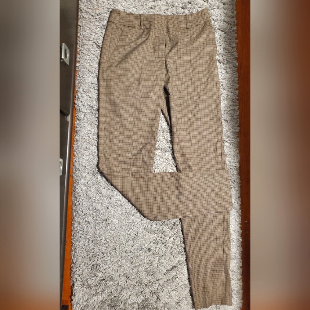 LTS - Long inseam - Houndstooth print - Straight cut work trouser